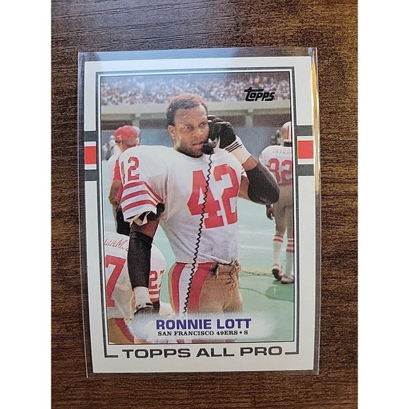 Ronnie Lott 1989 Topps #9 - San Francisco 49ers - NFL - from Fresh Pull - Picture 1 of 2